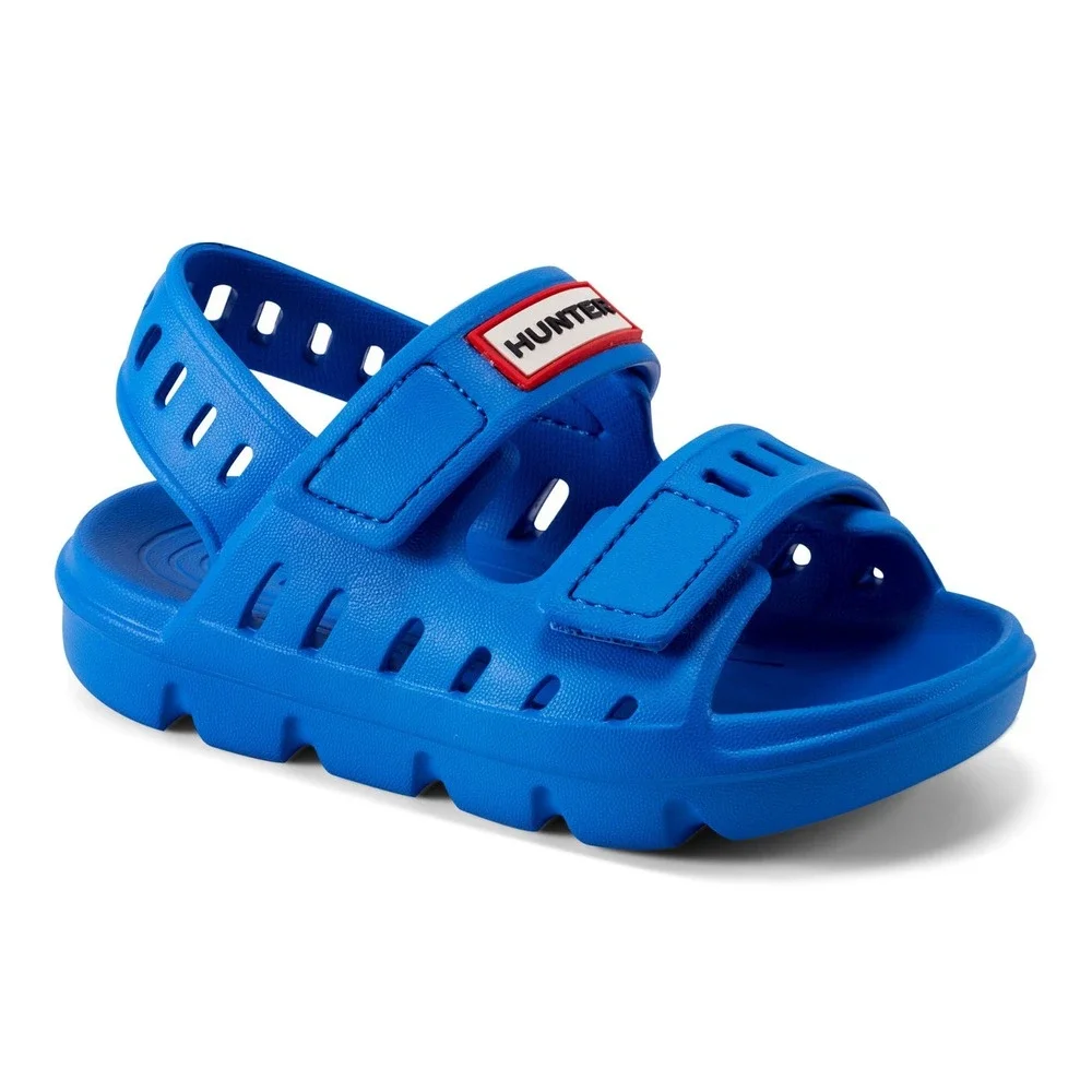 Hunter Little Kids Dottie Slingback Blue EVA Casual Flat Sandals HKDOTTIE US 8